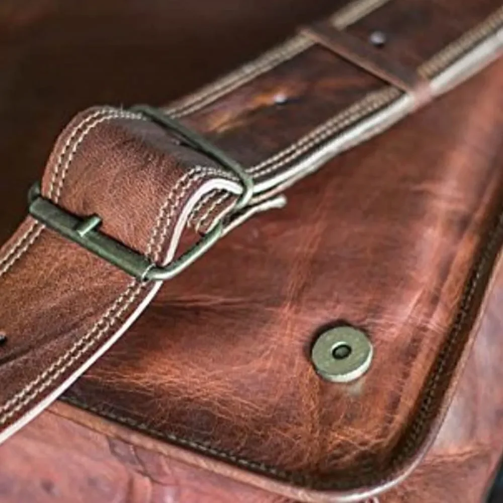 COPY - Genuine Leather Messenger/Crossbody Bag